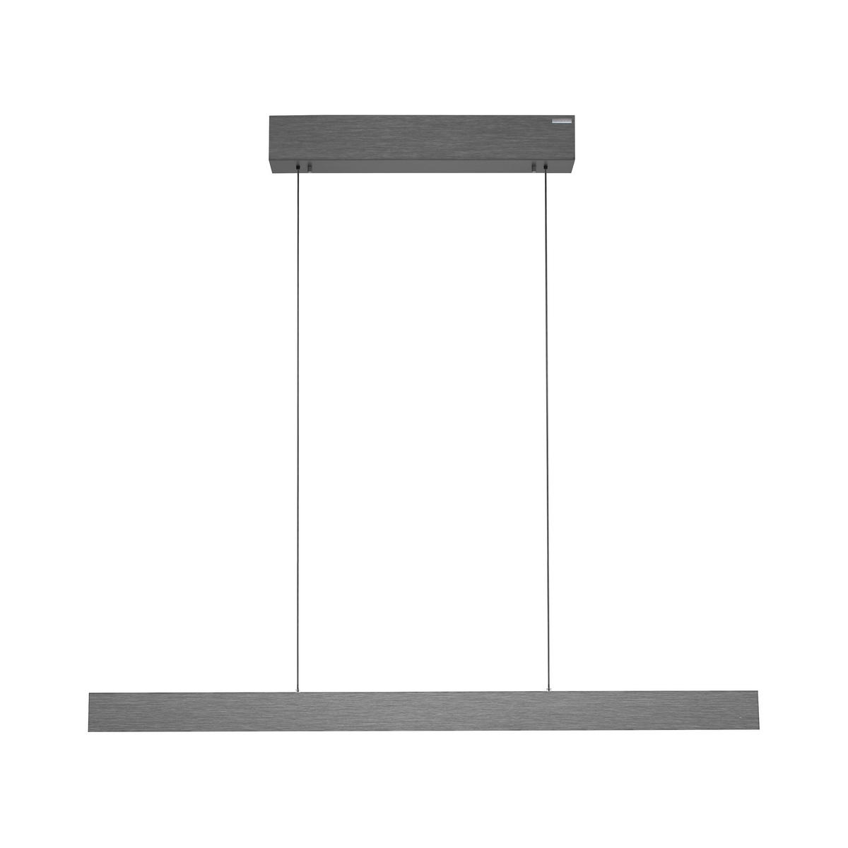 LED-PENDELLEUCHTE 120/8,2/240 cm  - Grau, Design, Kunststoff/Metall (120/8,2/240cm) - Neuhaus PURE