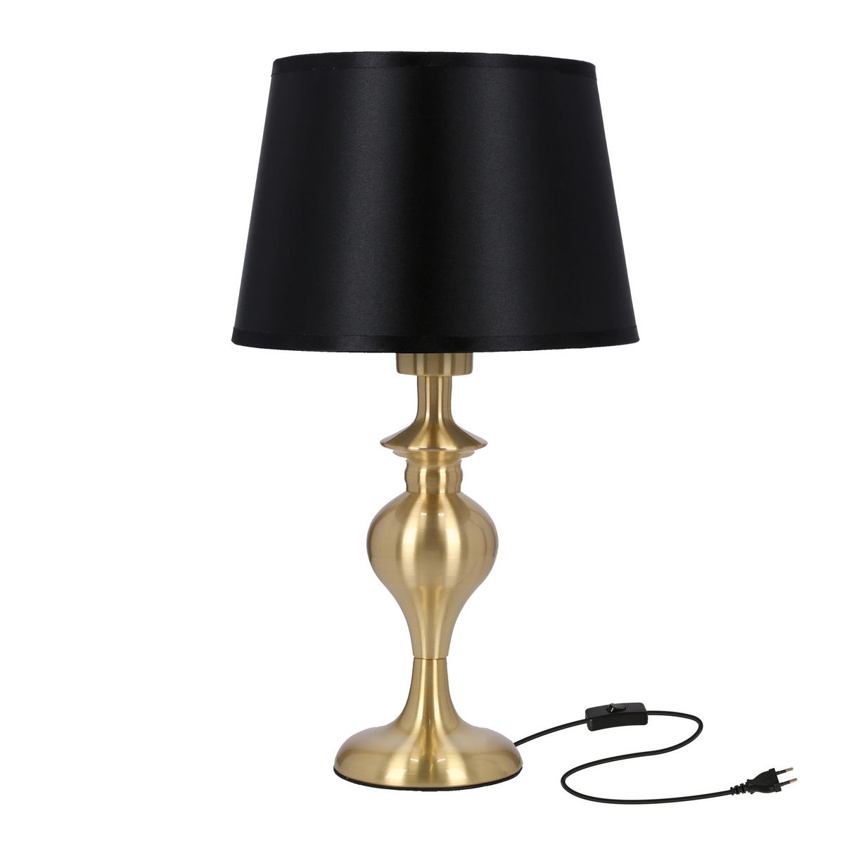 TISCHLEUCHTE 24/24/40 cm   - Gelb/Grau, KONVENTIONELL, Metall (24/24/40cm)
