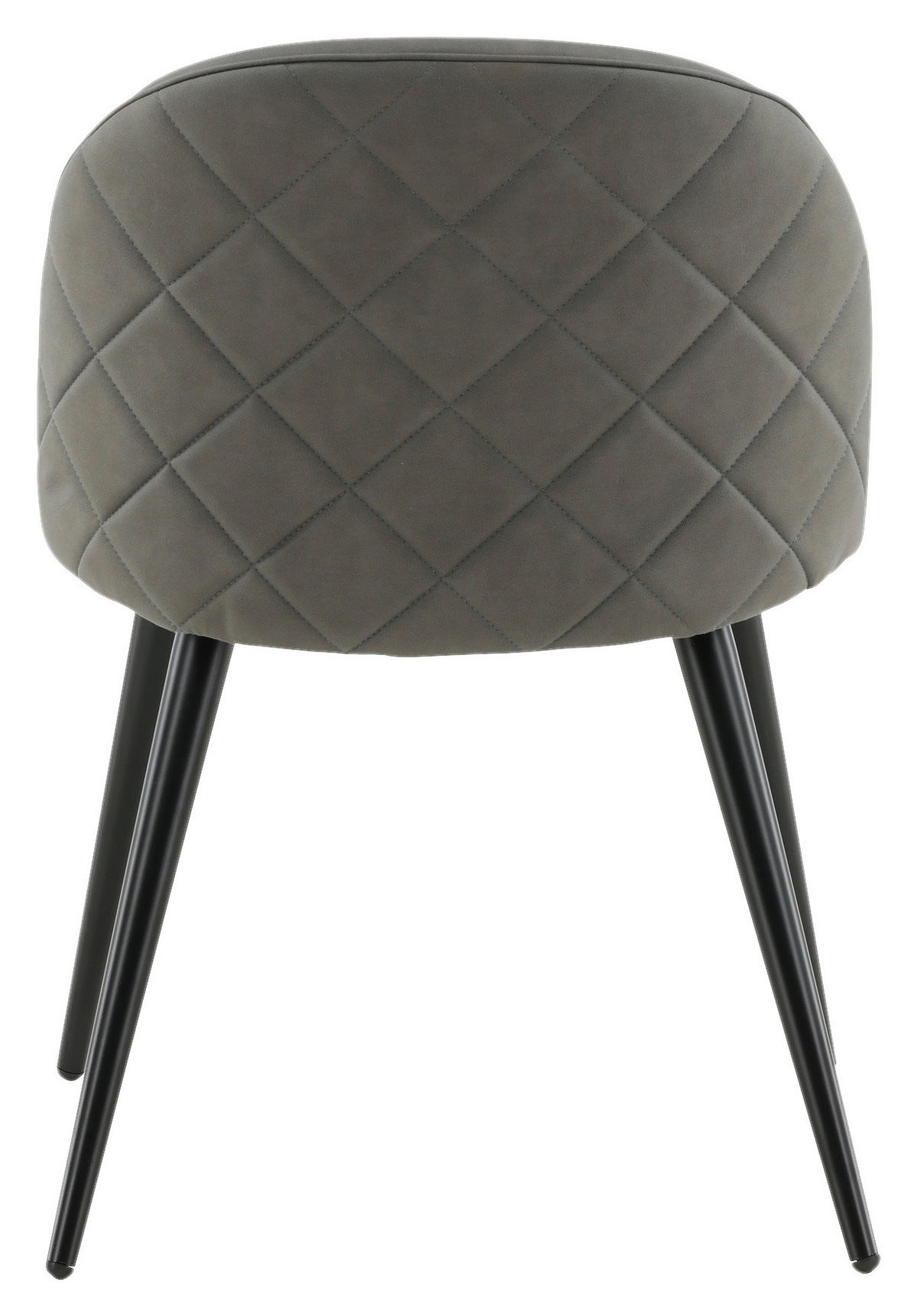 STUHL-SET  in Stahl Metall, Kunststoff  - Dunkelgrau/Beige, Design, Kunststoff/Textil (50/76,5/57cm) - Livetastic