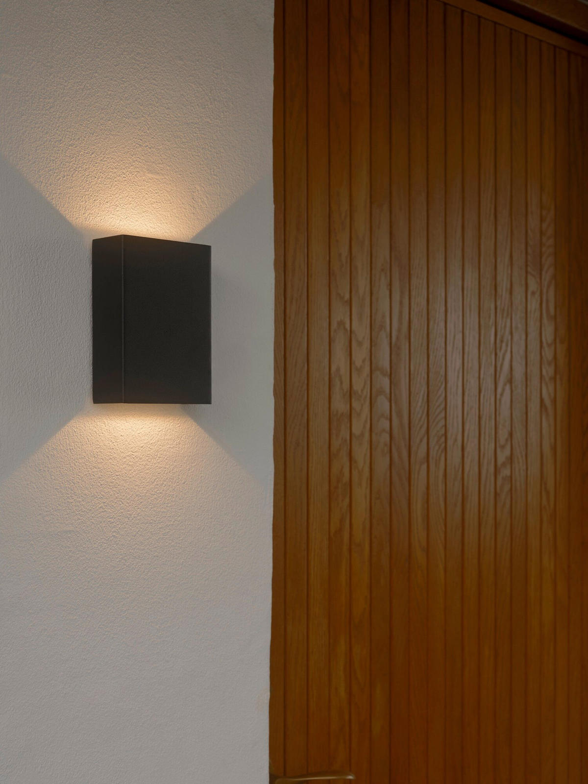 AUßENWANDLEUCHTE 10,5/14,8/5 cm   - Schwarz, KONVENTIONELL, Metall (10,5/14,8/5cm) - Nordlux