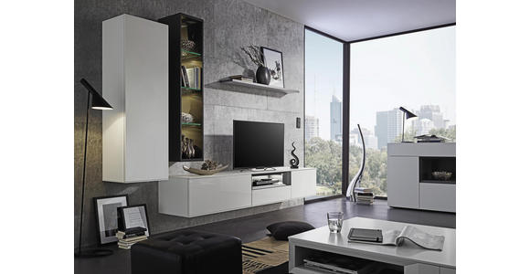 HIGHBOARD 90/145/37 cm - Titanfarben/Nussbaumfarben, Design, Holz/Holzwerkstoff (90/145/37cm) - Dieter Knoll
