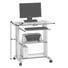 COMPUTERTISCH - Transparent/Alufarben, KONVENTIONELL, Glas/Kunststoff (80/84/56cm) COMPUTERTISCH - Transparent/Alufarben, KONVENTIONELL, Glas/Kunststoff (80/84/56cm)
