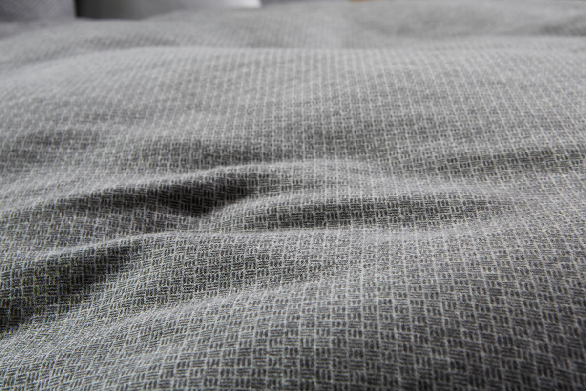 BETTWÄSCHE Flanell 135/200 cm  - Grau, KONVENTIONELL, Textil (135/200cm) - Fleuresse