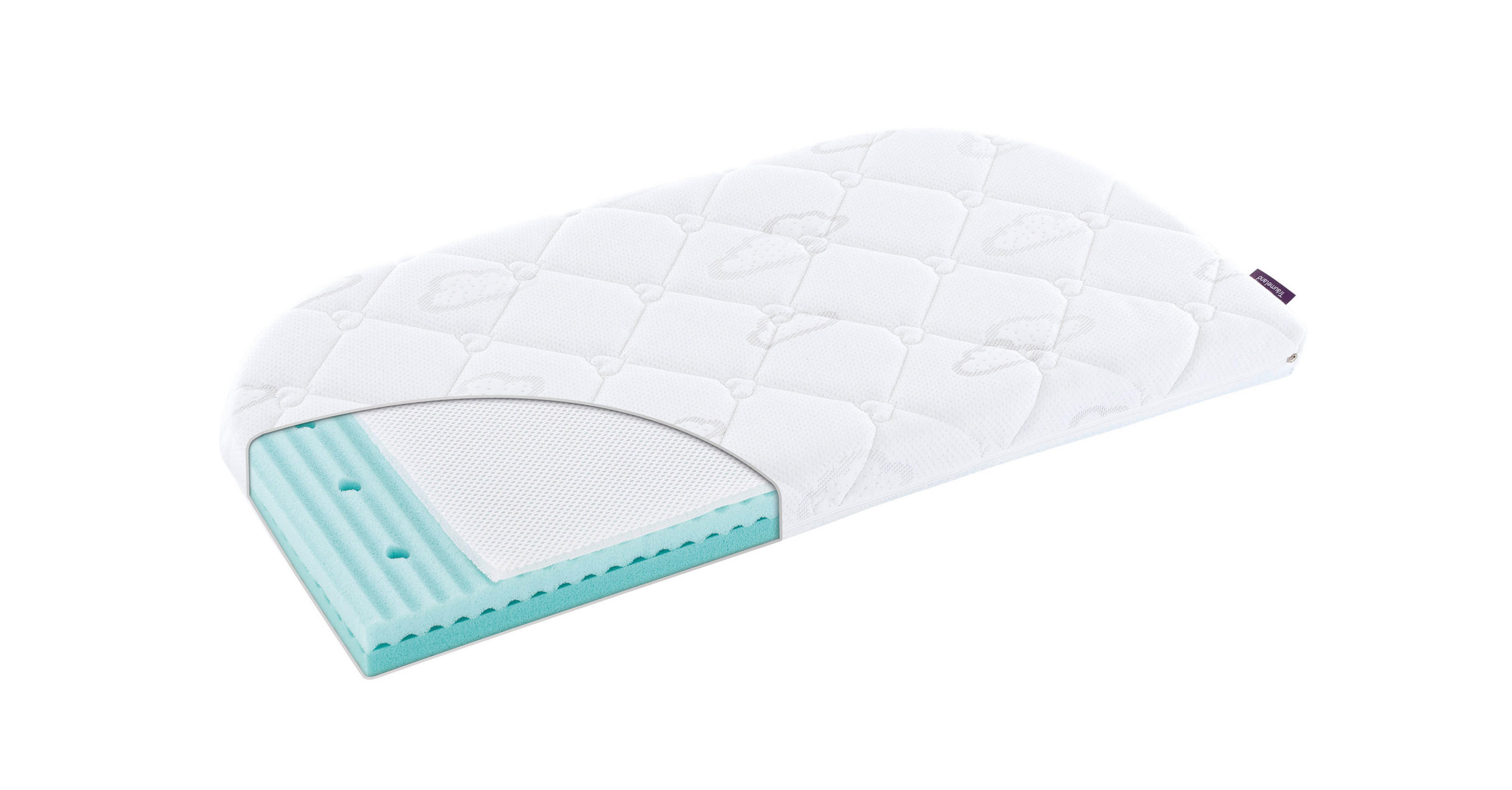 BEISTELLBETTMATRATZE Kleine Matratze AIR 88/45/7 cm  - Basics (88/45/7cm) - Träumeland