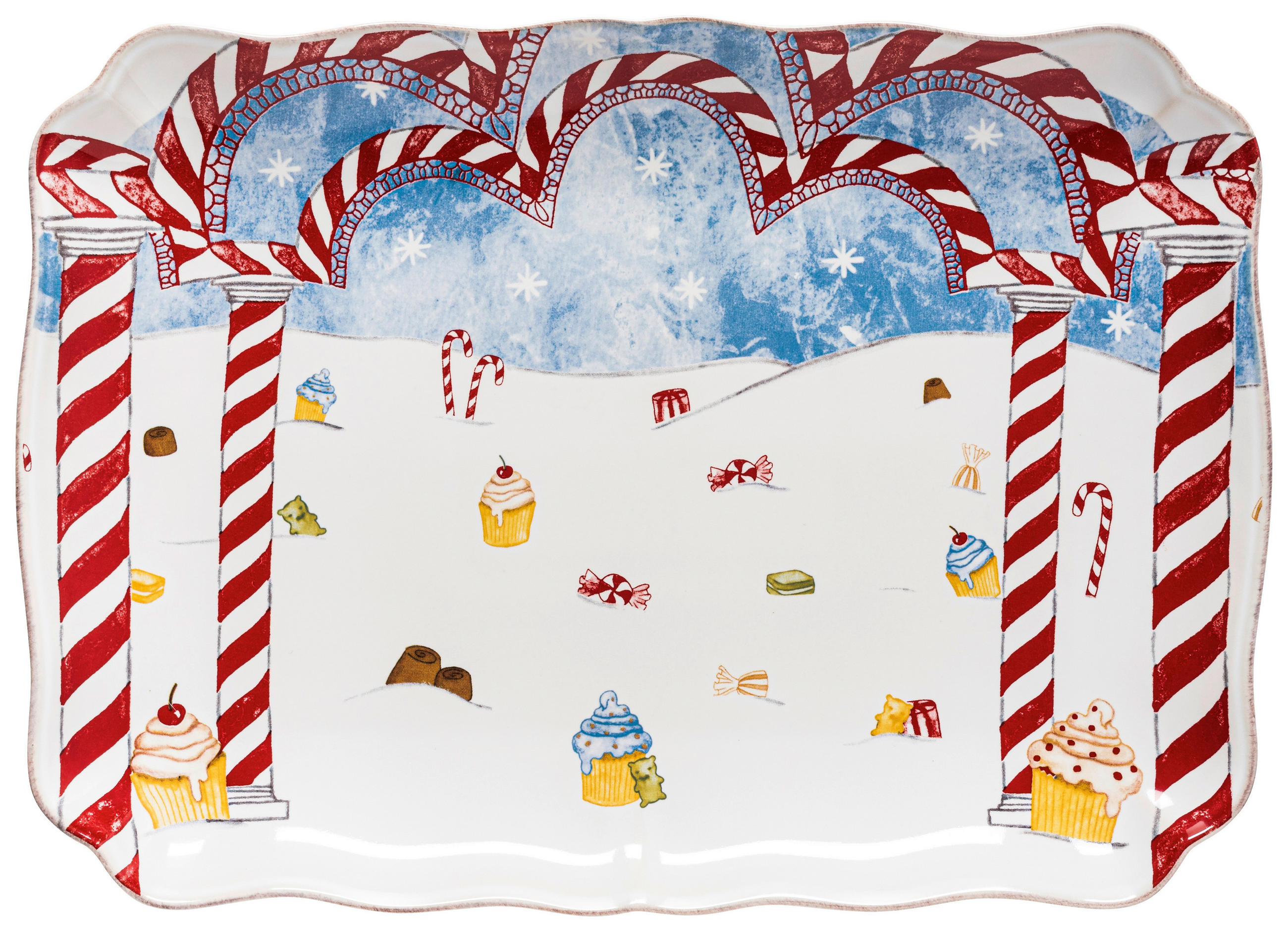 SERVIERPLATTE THE NUTCRACKER  - Multicolor, Basics, Keramik (37cm) - Costa Nova