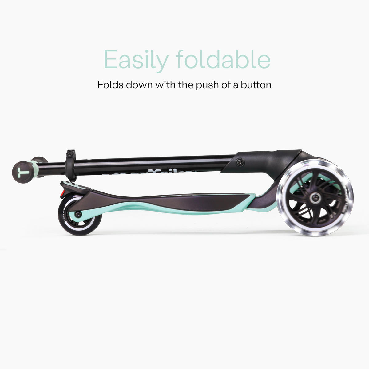 KINDERSCOOTER Xtend Ride-on  - Salbeigrün, Basics, Metall (25/90/66cm)