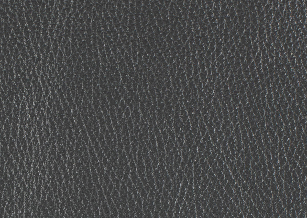ECKSOFA in Echtleder Anthrazit  - Anthrazit/Schwarz, Design, Leder/Metall (225/281cm) - Celina Home