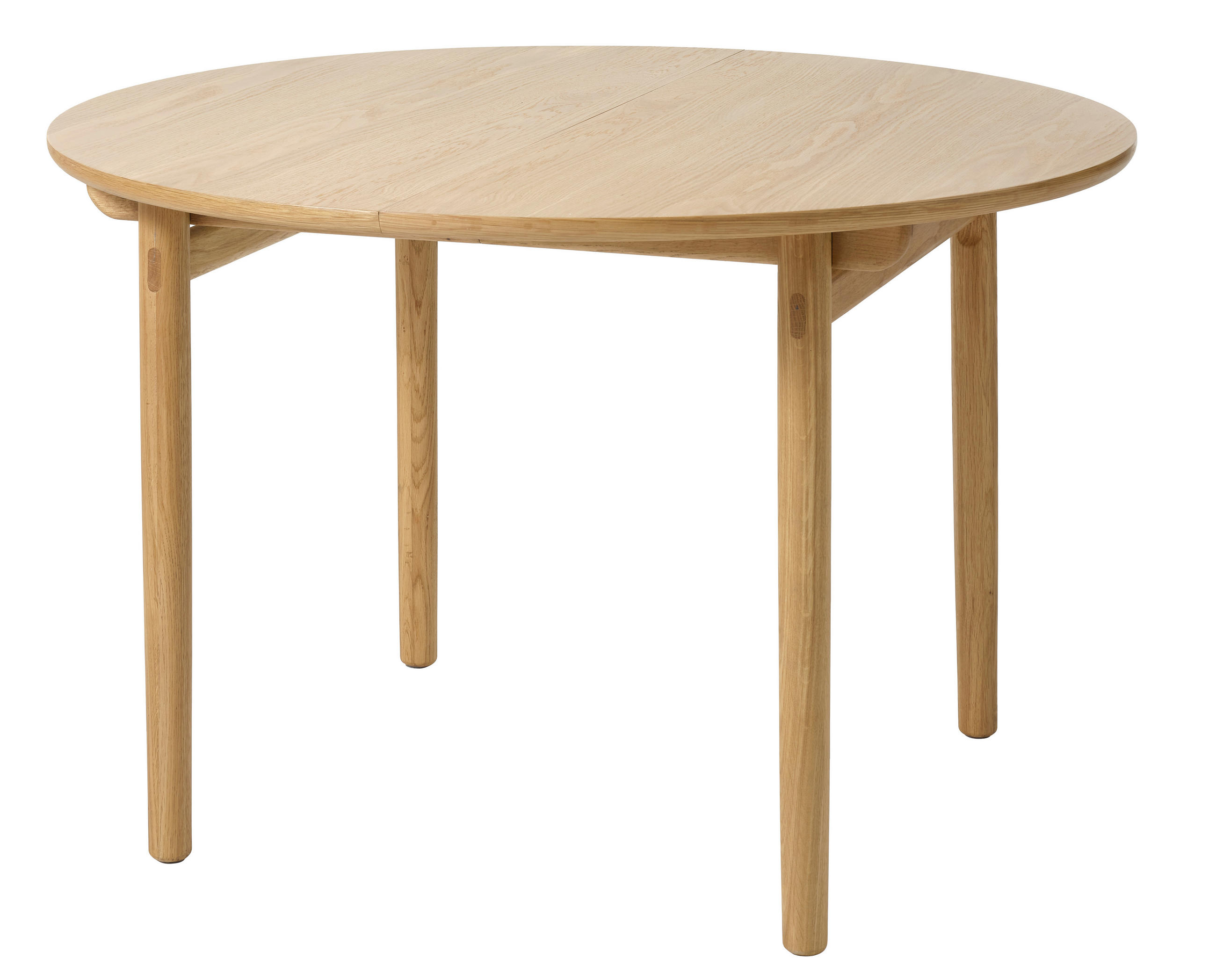 MATBORD ekfärgad  utdragbar, finns i olika storlekar  - ekfärgad, Design, trämaterial (120/120/75cm) - Lomoco