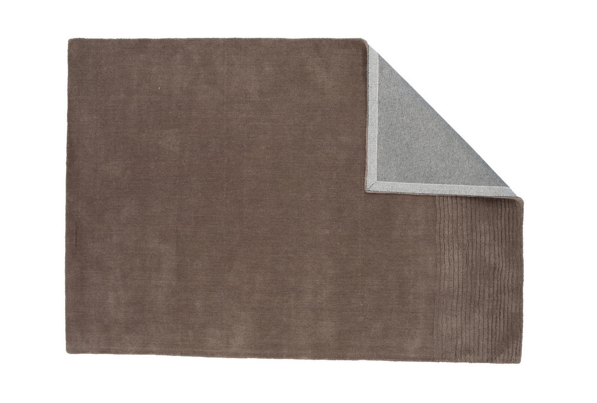 HOCHFLORTEPPICH 230/160 cm Braun  - Braun, LIFESTYLE, Textil (230/160cm) - P & B
