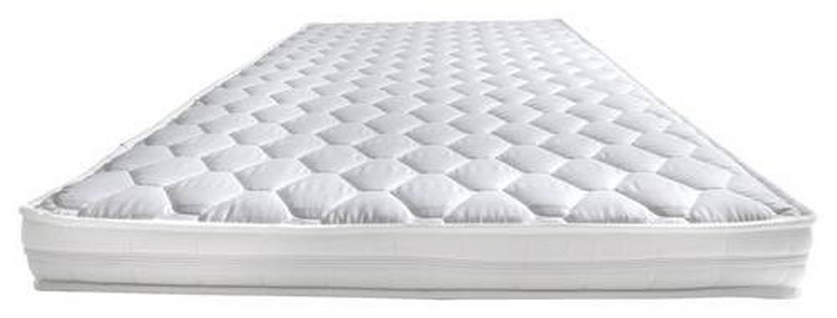KALTSCHAUMMATRATZE CARAVAN MATRATZE 90/200 cm Höhe ca. 10 cm 7 -Zonen - Weiß, Basics, Kunststoff/Textil (90/200cm) - P & B