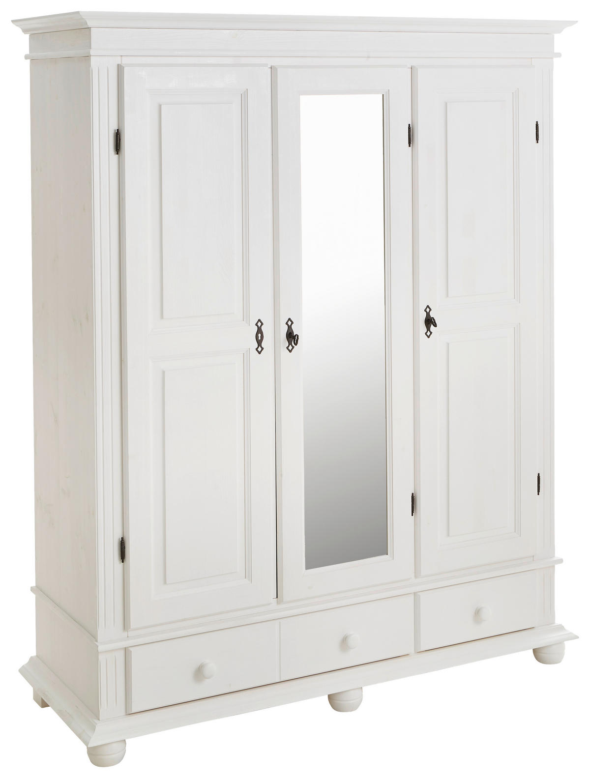 GARDEROBENSCHRANK  in 154/192/58 cm  - Schwarz/Weiß, LIFESTYLE, Holz/Holzwerkstoff (154/192/58cm) - Landscape