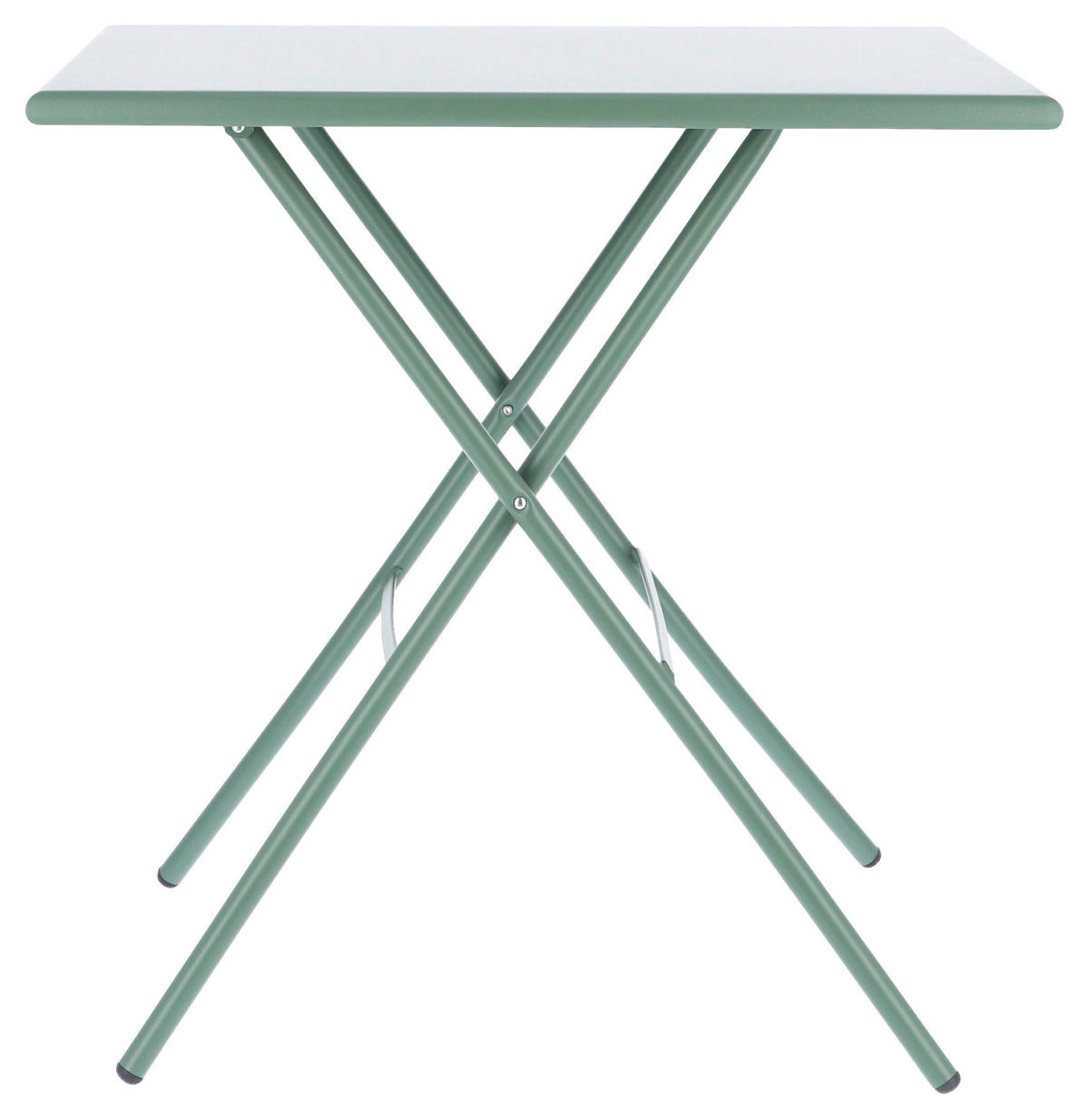 GARTENKLAPPTISCH 70/50/73 cm Metall rechteckig  - Salbeigrün, KONVENTIONELL, Metall (70/50/73cm) - FIAM