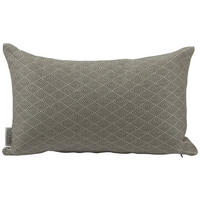 OUTDOOR-KISSEN Raute  - Schwarz, Basics, Textil (35/55cm) - Stern