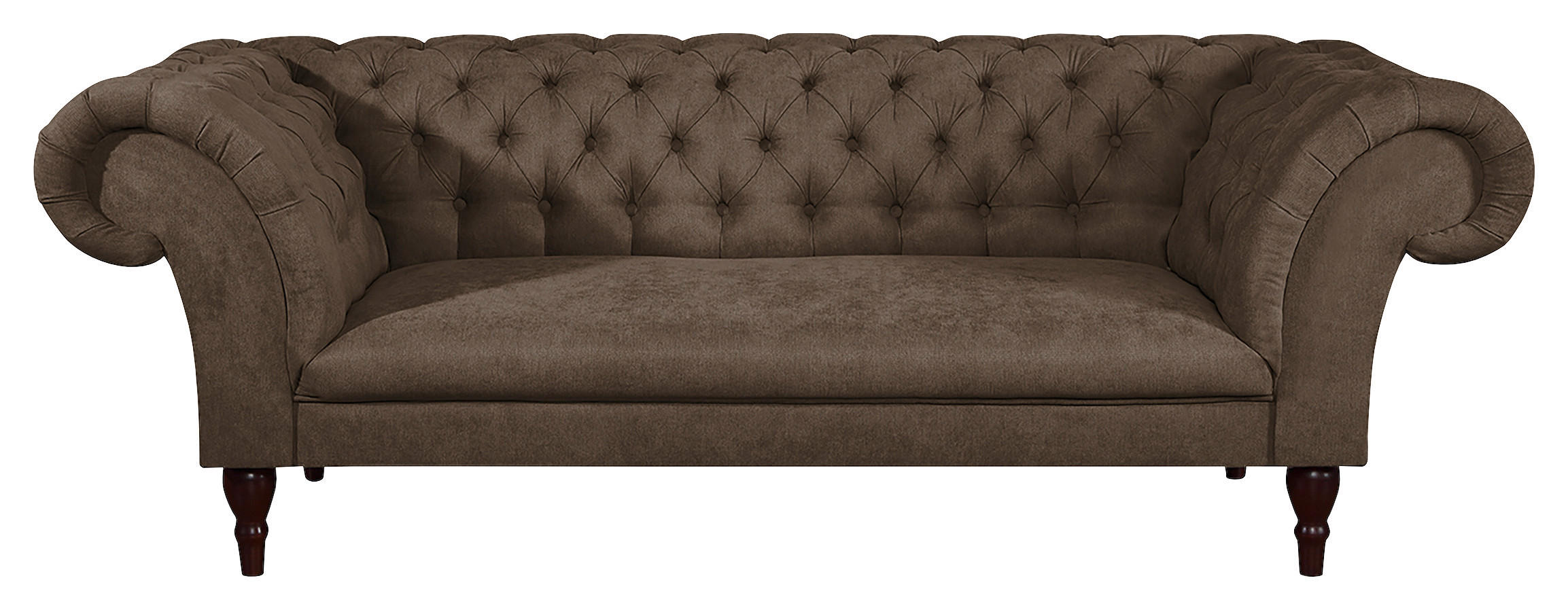 P & B 3-Sitzer-Sofa Preston Graubraun 232x79x97 cm