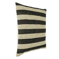 ZIERKISSEN  50/50 cm   - Schwarz/Naturfarben, Basics, Textil (50/50cm) - Eglo