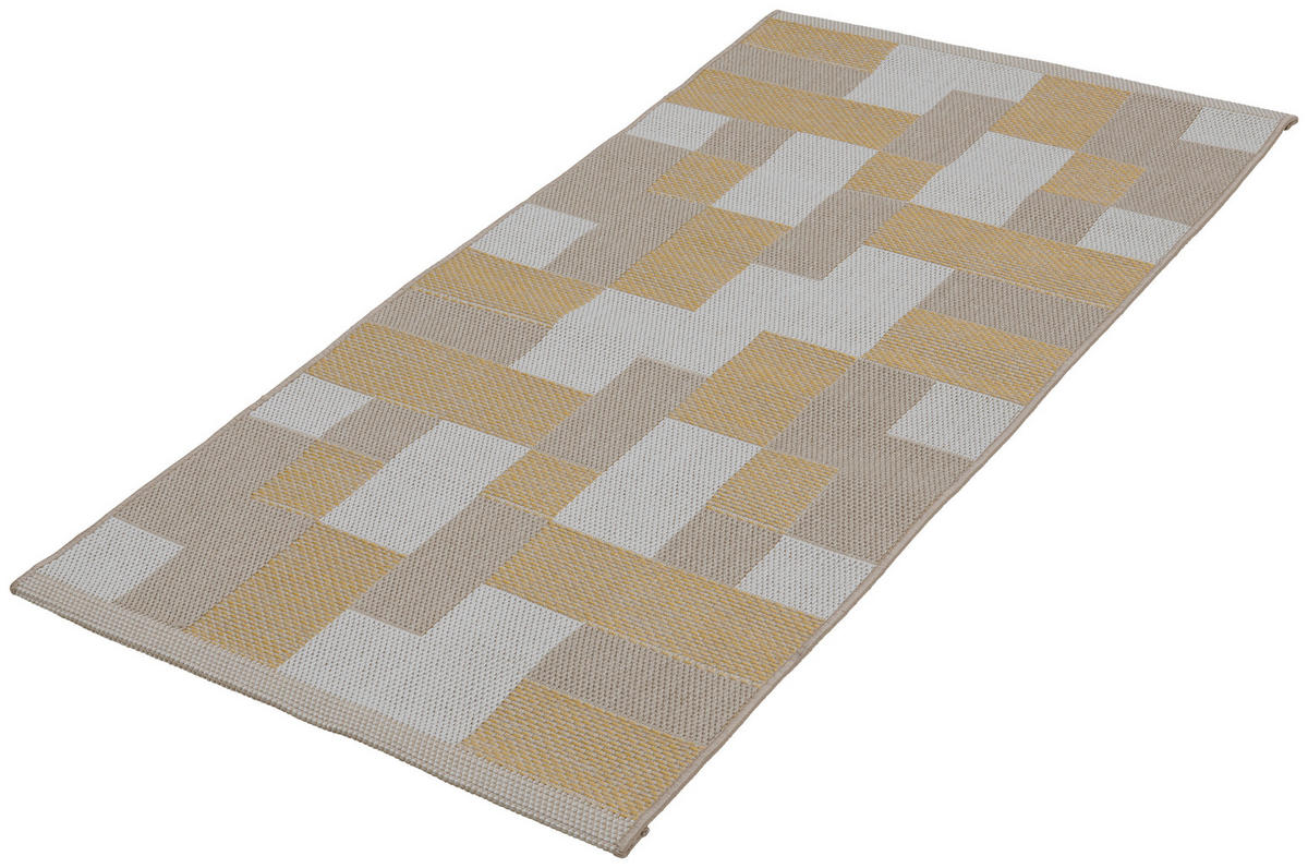 OUTDOORTEPPICH 80/150 cm Gelb  - Gelb, KONVENTIONELL, Textil (80/150cm) - Ambia Garden