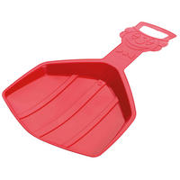 PODLOGA ZA SANJKANJE   - svijetlo crvena, Basics, plastika (57/33cm)