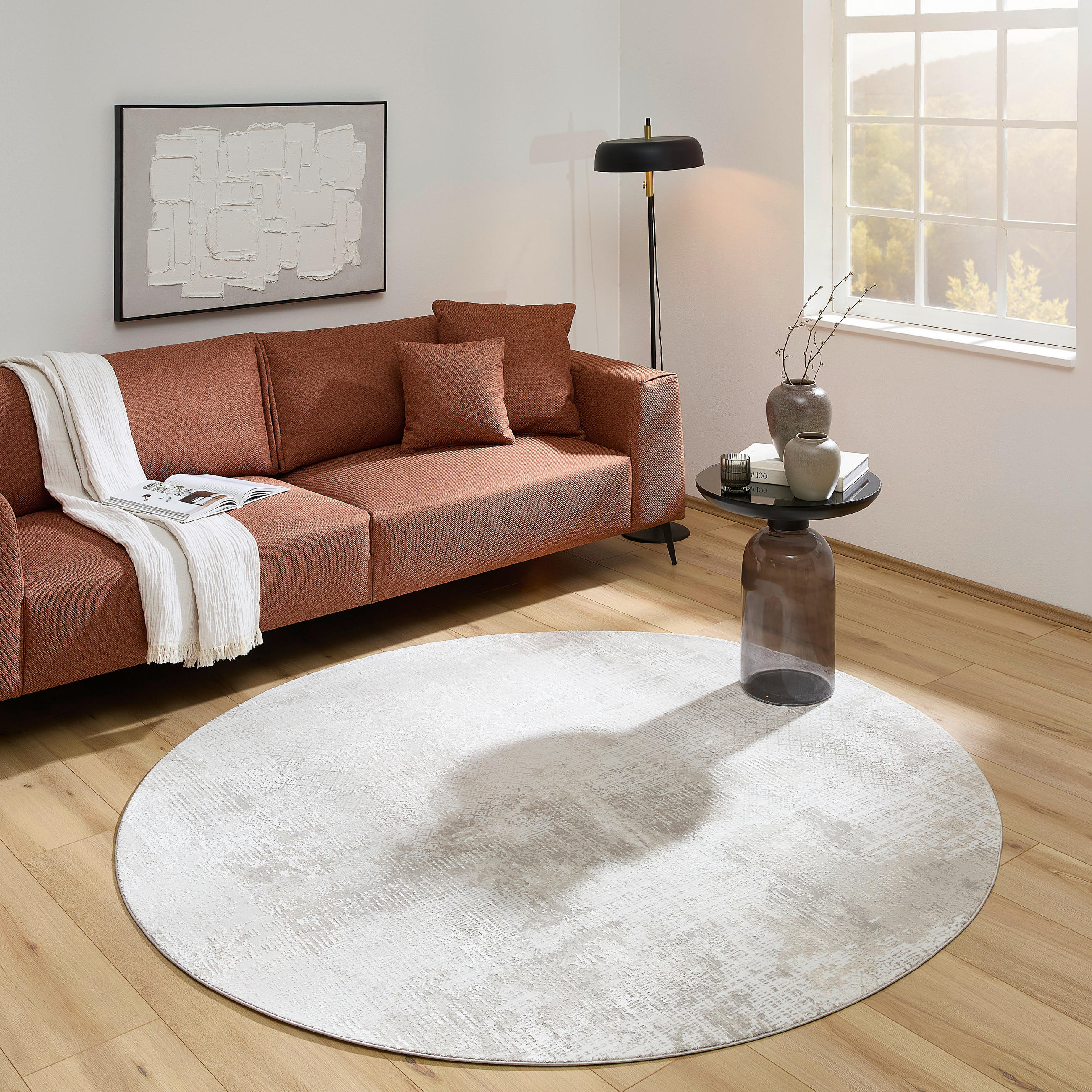 VINTAGE-TEPPICH 200 cm Creme  - Creme, Design, Textil (200cm) - Dieter Knoll