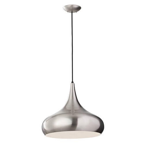 VISEČA SVETILKA  Elstead Beso      45.6/45.7 cm      E27 - barve nerjavečega jekla, Design, kovina (45.6/45.7cm) - Elstead Lighting
