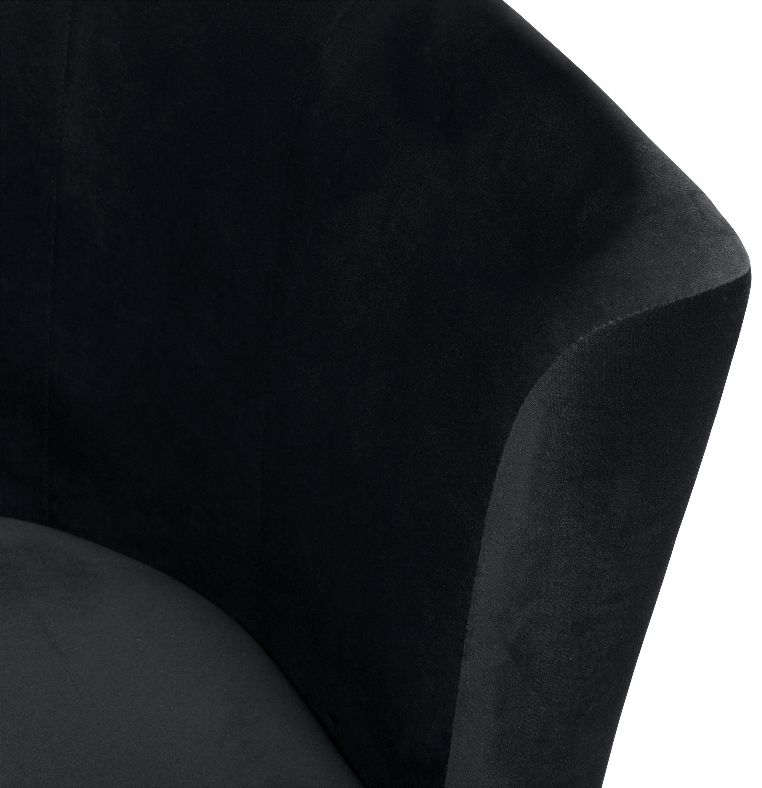 FOTEL - fekete/taupe, Konventionell, textil (70/77/60cm) - MID.YOU