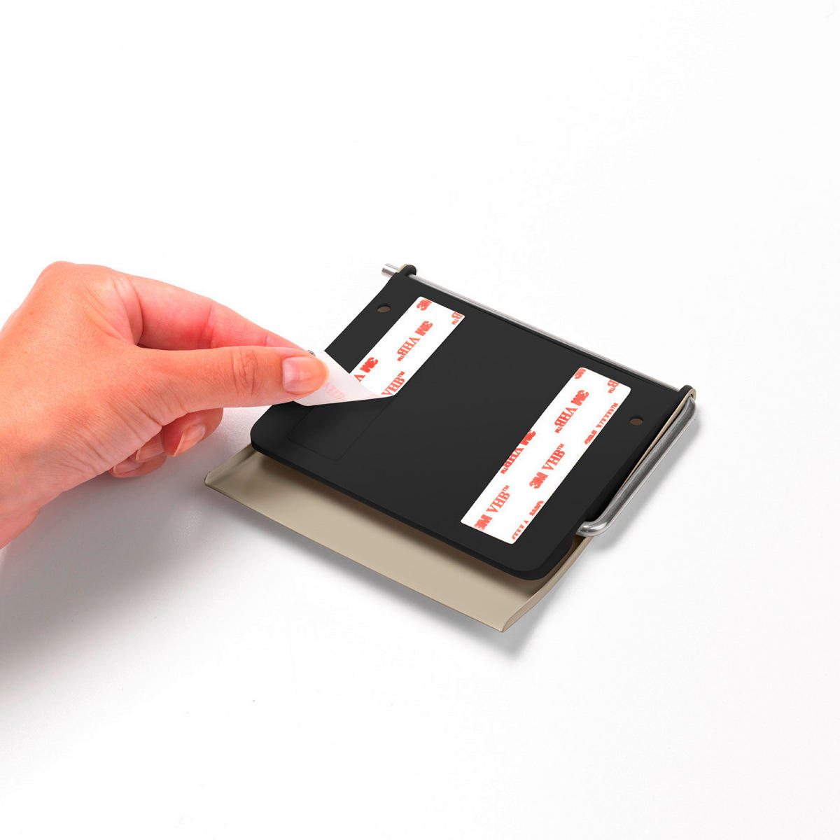 TOALETTPAPPERSHÅLLARE  i metall ReNew  - beige, Basics, metall (13,2/12,3/1,7cm) - Brabantia