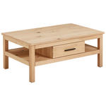 COUCHTISCH in Holz 110/70,2/44,8 cm  - Eichefarben/Schwarz, KONVENTIONELL, Holz/Metall (110/70,2/44,8cm) - Cantus