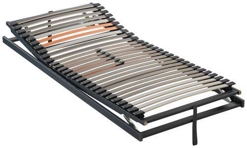 LATTENROST 90/200 cm Kopfteil, Fußteil verstellbar,  - Anthrazit/Orange, Basics, Holz (90/200cm) - Dieter Knoll