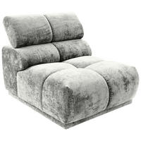 SOFAELEMENT Flachgewebe Grau  - Grau, MODERN, Textil (81/86/113cm) - MID.YOU