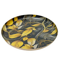 DEKOTELLER - Goldfarben/Schwarz, Basics, Metall (41/3,5/41cm)