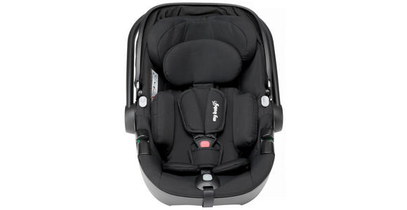 KINDERWAGENSET  - Schwarz, Basics, Textil/Metall - My Baby Lou