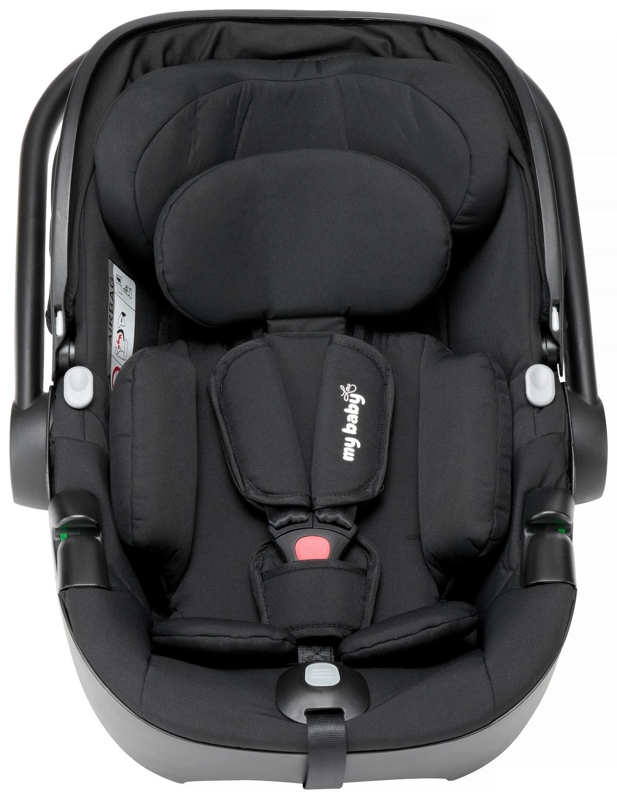 KINDERWAGENSET   schwarz  - Schwarz, Basics, Textil/Metall - My Baby Lou