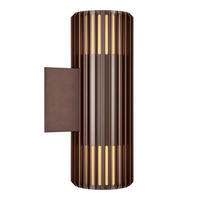 AUßENWANDLEUCHTE 12,4/33,7 cm   - Braun, Trend, Metall (12,4/33,7cm) - Nordlux