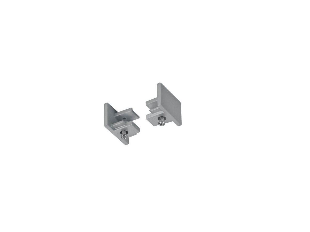 SCHIENENSYSTEM 218/5/3 cm   - Titanfarben/Nickelfarben, Basics, Kunststoff (218/5/3cm)