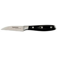 GEMÜSEMESSER 19 cm  - Edelstahlfarben/Dunkelbraun, KONVENTIONELL, Holzwerkstoff/Metall (19cm) - Homeware Profession.