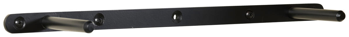 WANDREGAL  - Schwarz, Basics, Holz/Metall (90/3,5/25cm) - Livetastic