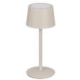 AKKU-TISCHLEUCHTE 9/22 cm  - Beige, Basics, Metall (9/22cm) - Novel