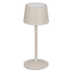 AKKU-TISCHLEUCHTE 9/22 cm  - Beige, Basics, Metall (9/22cm) - Novel