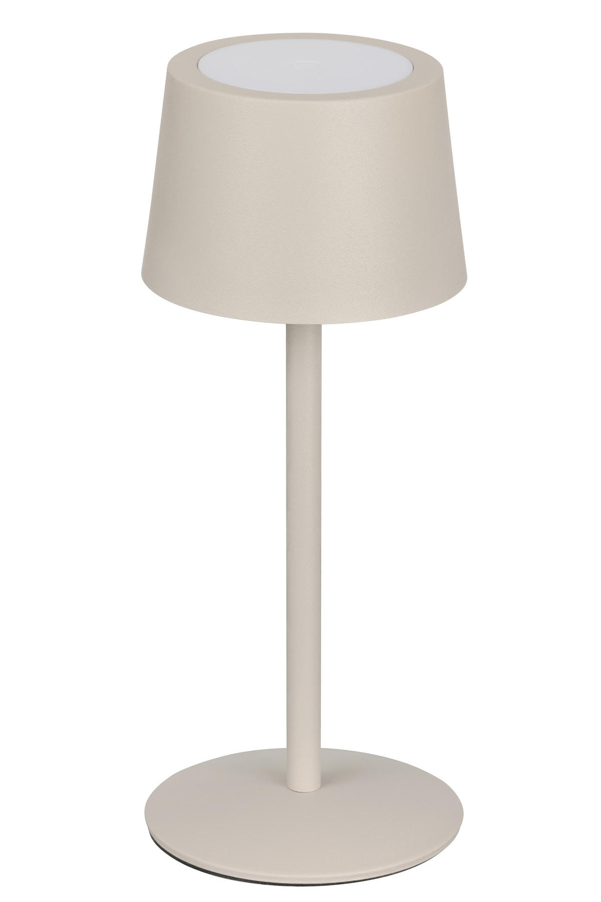 AKKU-TISCHLEUCHTE 9/22 cm  - Beige, Basics, Metall (9/22cm) - Novel