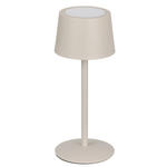 AKKU-TISCHLEUCHTE 9/22 cm  - Beige, Basics, Metall (9/22cm) - Novel