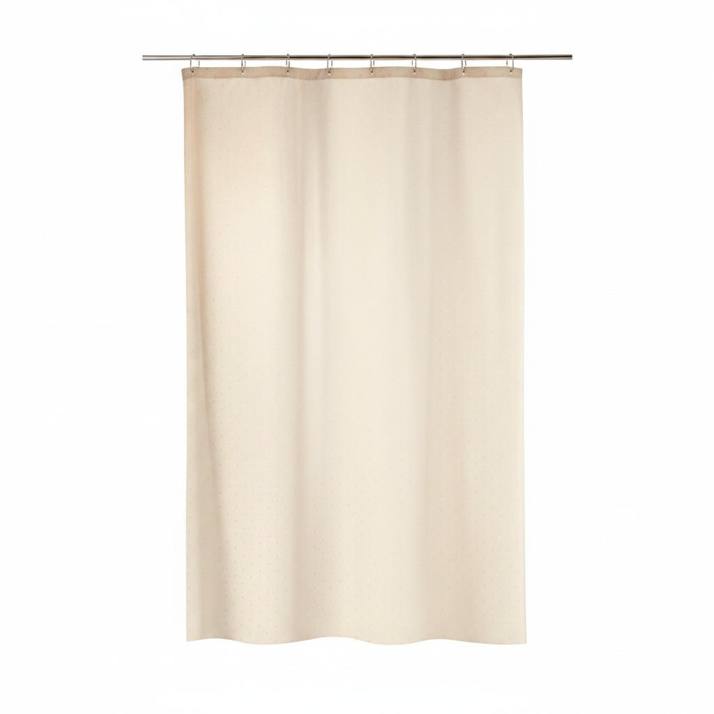 DUSCHVORHANG RICCO 180/200 cm  - Beige, Basics, Textil (180/200cm) - Spirella