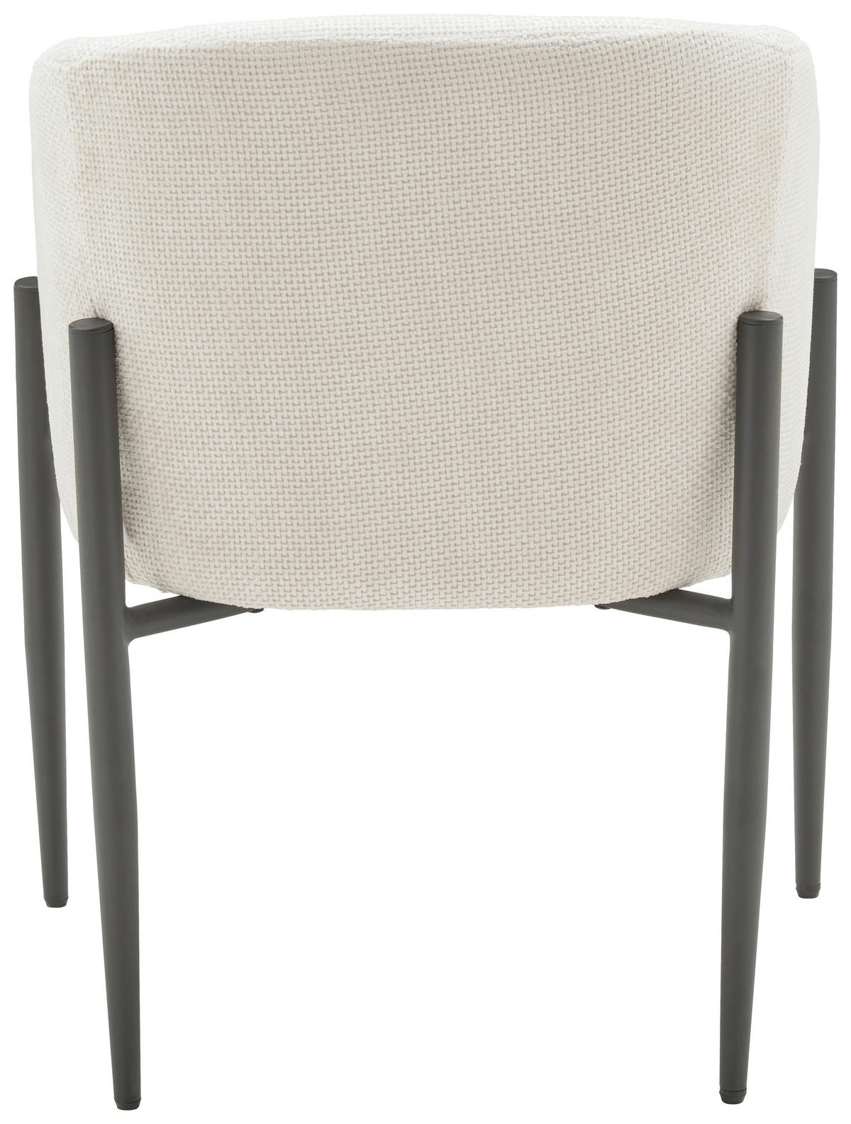 ARMLEHNSTUHL  in Eisen Samt  - Beige/Schwarz, LIFESTYLE, Textil/Metall (57/78/61cm) - MID.YOU