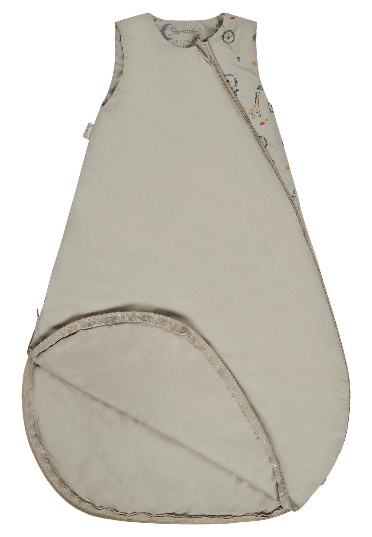 BABYSCHLAFSACK Löwe Leo    70   - Mintgrau, Basics, Textil (70null) - Sterntaler