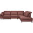 WOHNLANDSCHAFT in Leder Weinrot - Weinrot, Design, Leder/Metall (296/268cm) - Valdera WOHNLANDSCHAFT in Leder Weinrot - Weinrot, Design, Leder/Metall (296/268cm) - Valdera