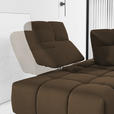 ECKSOFA in Struktur Taupe  233/313 cm  - Taupe/Schwarz, Design, Kunststoff/Textil (233/313cm) - Emilio Belluti