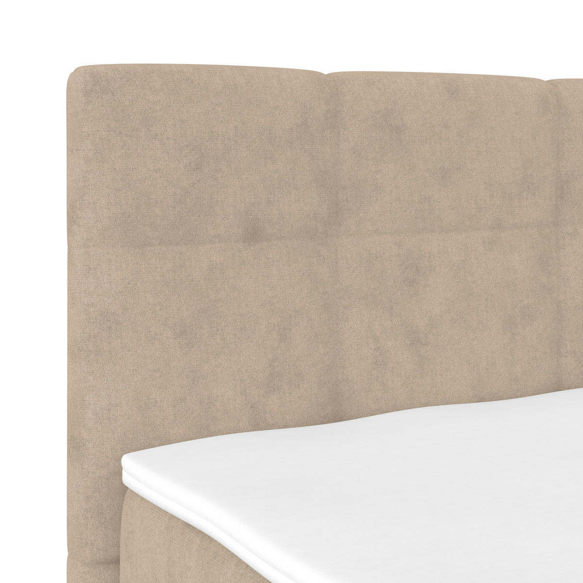 POLSTERBETT Bettkasten, Topper 160/200 cm  in Beige  - Beige/Schwarz, MODERN, Kunststoff/Textil (160/200cm) - MID.YOU