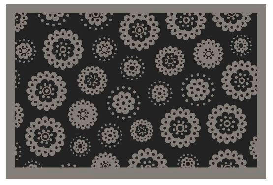 FUßMATTE  60/40 cm  Grau  - Grau, Basics, Textil (60/40cm) - Esposa