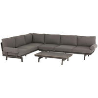 LOUNGE GARNITURA  antracit, tamno siva   - tamno siva/antracit, Design, metal/tekstil (235/305cm) - Dieter Knoll