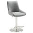 BARHOCKER Lederlook Grau - Edelstahlfarben/Grau, Design, Textil/Metall (47/86-110,5/56cm) - Novel BARHOCKER Lederlook Grau - Edelstahlfarben/Grau, Design, Textil/Metall (47/86-110,5/56cm) - Novel