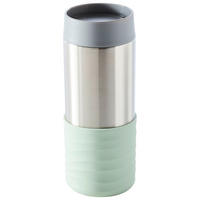TERMOIZOLAČNÍ HRNEK  0.35 l - mátově zelená/světle šedá, Trend, kov/plast (7,1/18,2cm) - Homeware Profession.