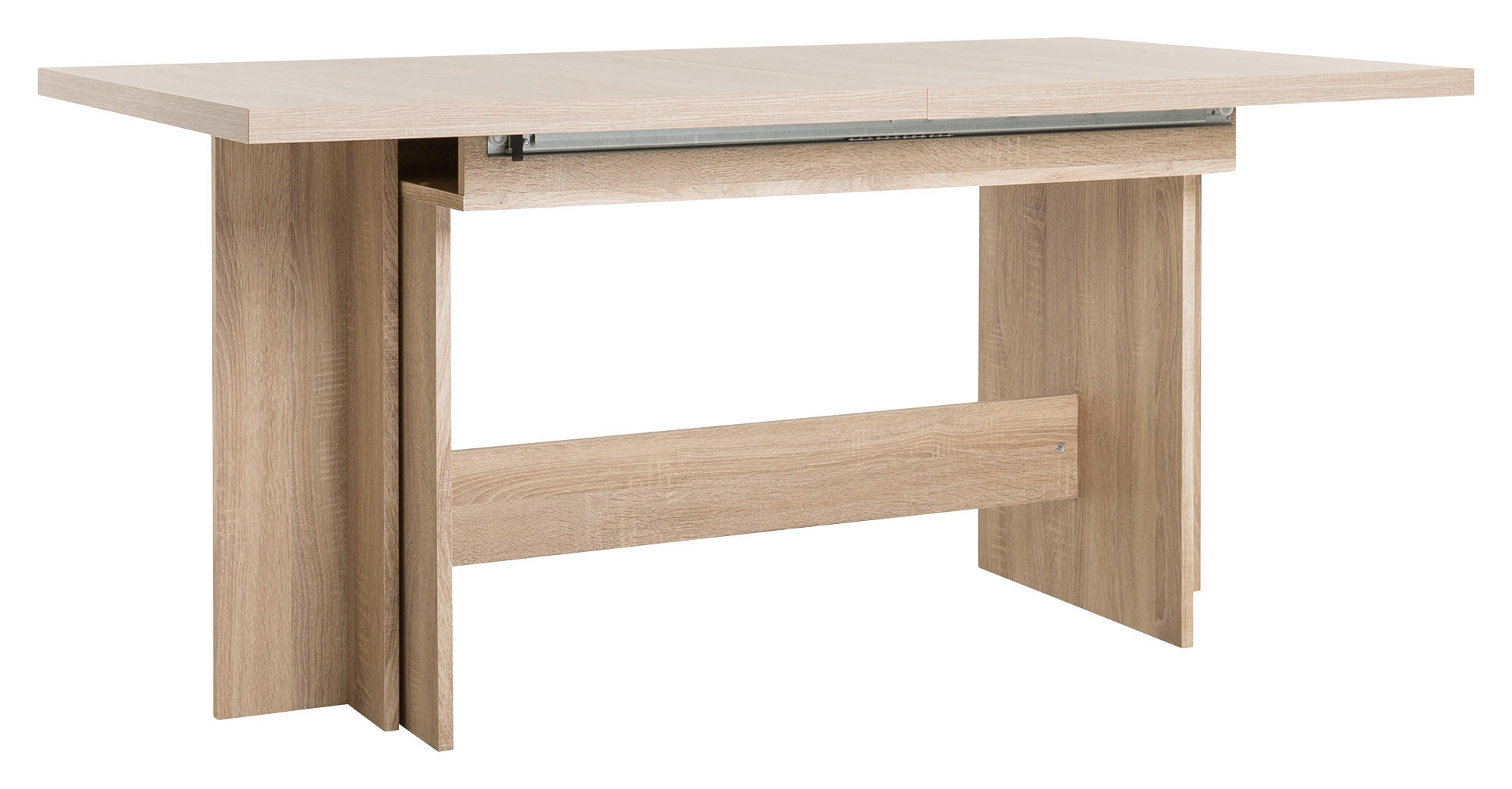 ESSTISCH in Holzwerkstoff 160/90/76 cm  - Eichefarben, KONVENTIONELL, Holzwerkstoff (160/90/76cm) - MID.YOU